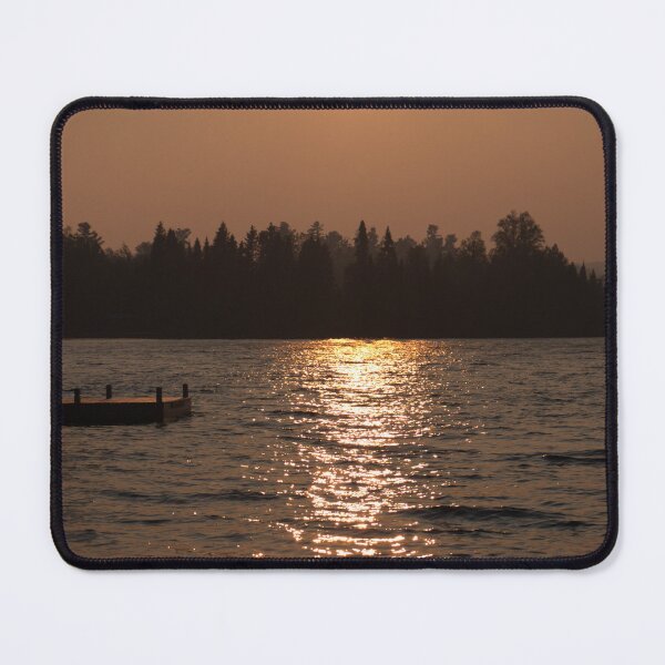 Item preview, Forest, lake, and sunset designed and sold by Reynareyna.
