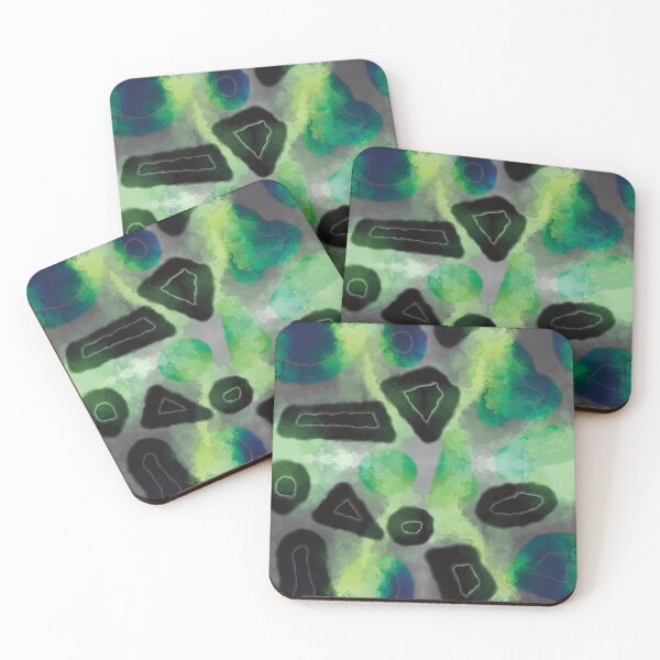 Item preview, Tie and dye Random shapes fungus abstract seamless pattern designed and sold by chuckletuckle.
