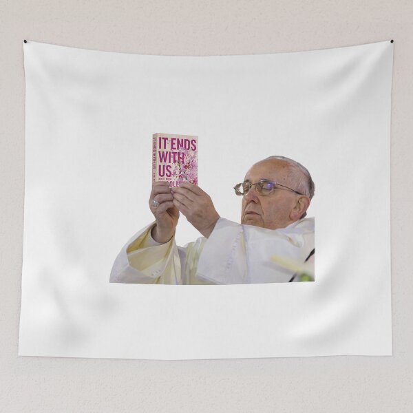 Item preview, It Ends With Us Pope Meme designed and sold by selmaal.