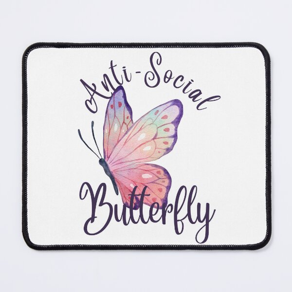 Item preview, Anti-Social Butterfly Graphic Design designed and sold by Willow65625.