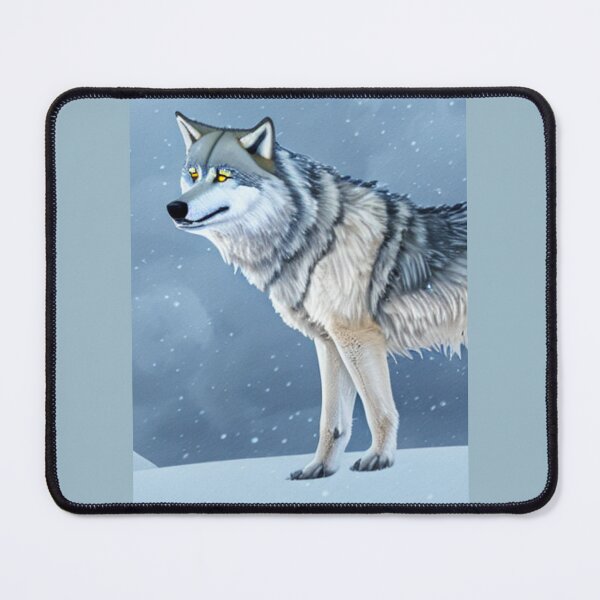 Item preview, Wolf on the Prawl in Winter landscape designed and sold by 3TFashion.