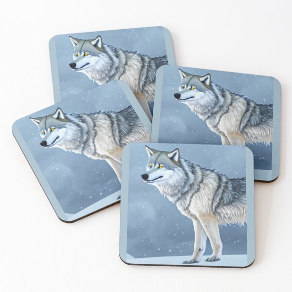 Item preview, Wolf on the Prawl in Winter landscape designed and sold by 3TFashion.