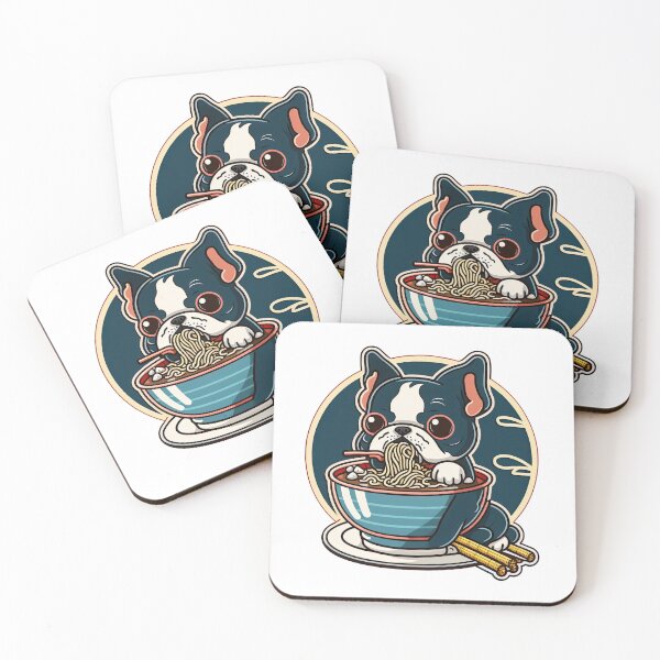 Item preview, Boston Terrier Ramen Noodles designed and sold by blackdogshop.