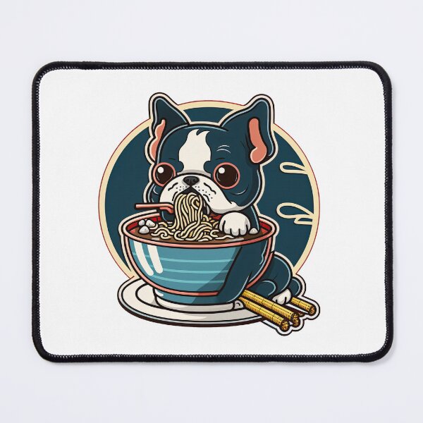 Item preview, Boston Terrier Ramen Noodles designed and sold by blackdogshop.