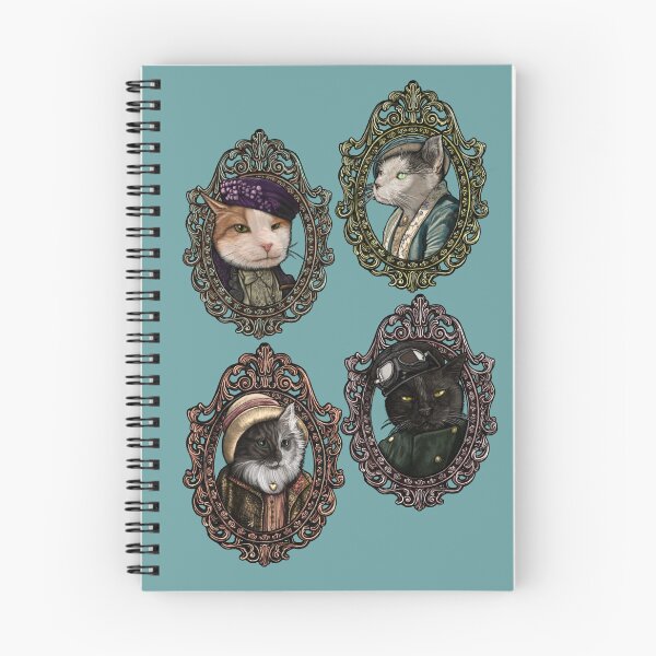 Item preview, Cat Cameo Arrangement: Cats of Society designed and sold by FreyStrandDraws.