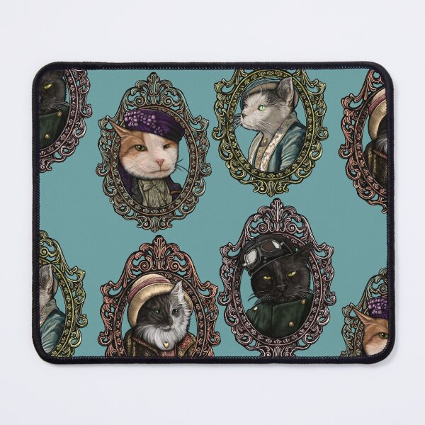 Item preview, Cat Cameo Arrangement: Cats of Society designed and sold by FreyStrandDraws.