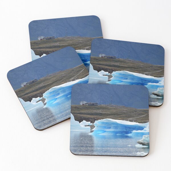 Item preview, Nasaq, Greenland blue ice from the shore into town designed and sold by EzrasTrinkets.