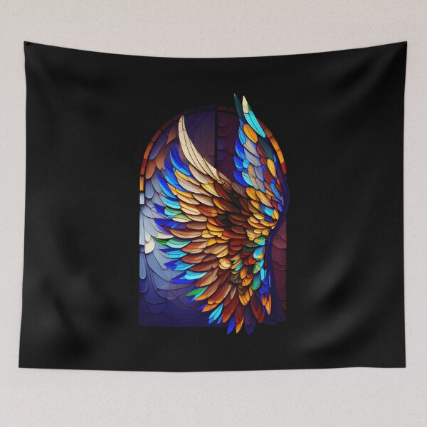 Item preview, Wings - Stained Glass designed and sold by ShadowAndSlate.