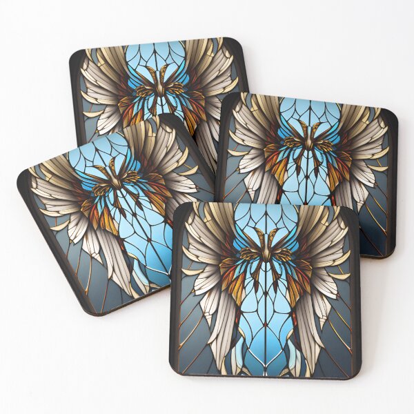Item preview, Angel Wings - Stained Glass designed and sold by ShadowAndSlate.
