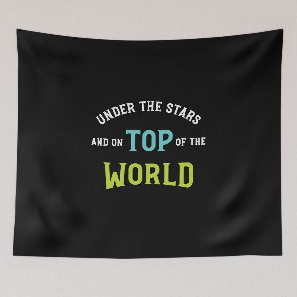 Item preview, Camping Phrase Under the Stars designed and sold by whyitsme.