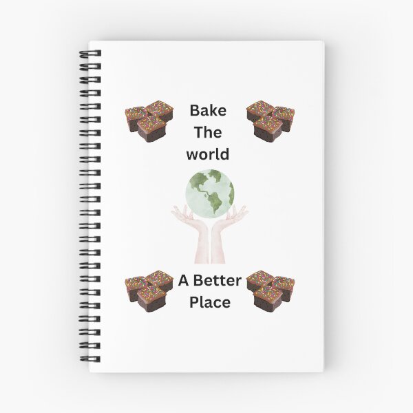 Item preview, Bake The World A Better Place designed and sold by DEDDesign.