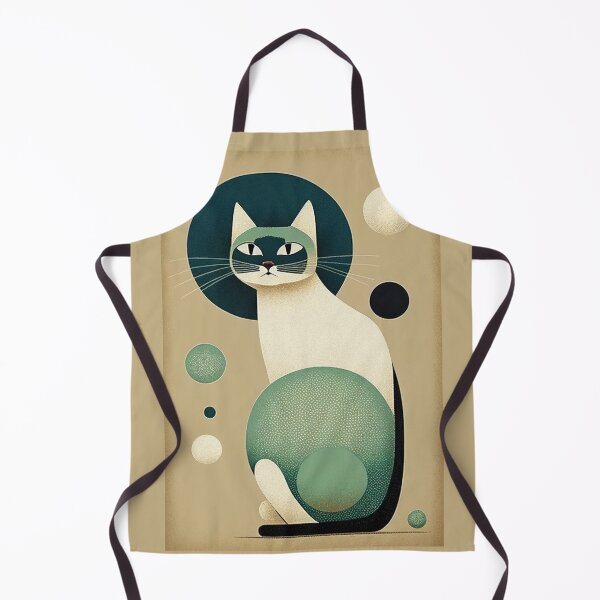 Item preview, Mid Century Cat 2 Abstract Art Print Painting Wall Decor designed and sold by winterkitty88.