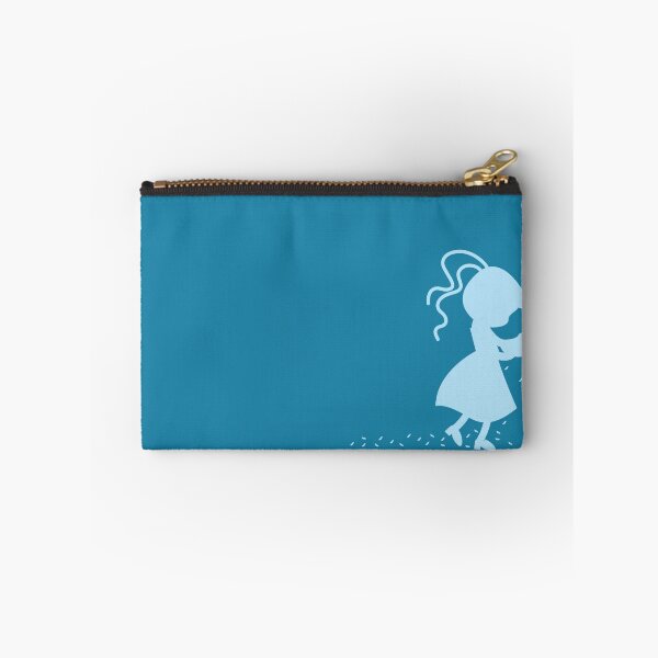 Item preview, Flower girl in blue spreading flowers designed and sold by jazzydevil.