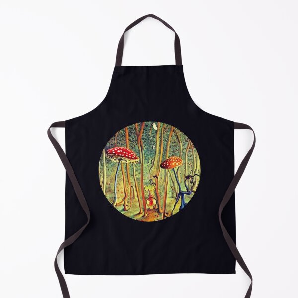 Item preview, Magic fly agarics in a mystical forest designed and sold by Natalia-Vlad.