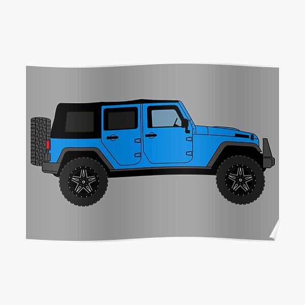 Jeep Artwork Posters for Sale | Redbubble
