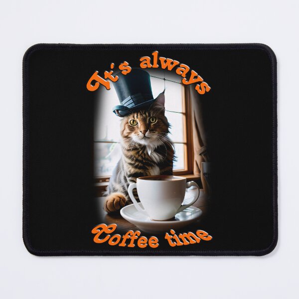 Item preview, Cats and coffee, the perfect couple. designed and sold by ArtCreator2023.