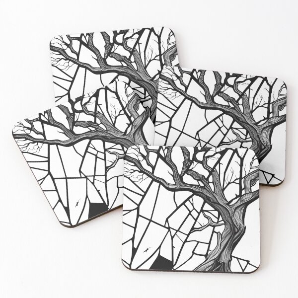 Item preview, Dead Tree - Stained Glass designed and sold by ShadowAndSlate.