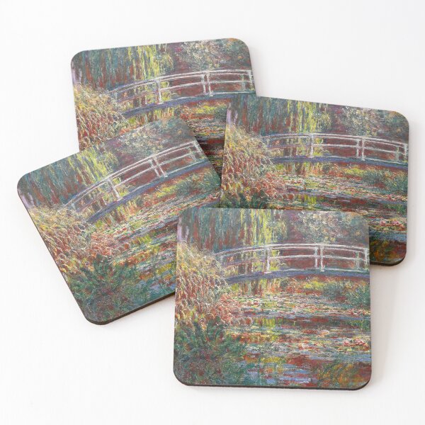 Item preview, The Waterlily Pond, Claude Monet oil on canvas art reprint designed and sold by naturematters.