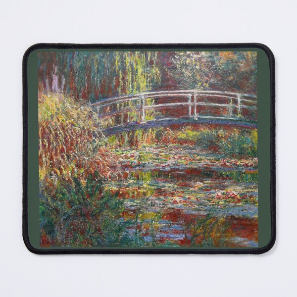 Item preview, The Waterlily Pond, Claude Monet oil on canvas art reprint designed and sold by naturematters.