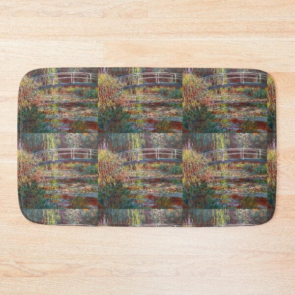 Item preview, The Waterlily Pond, Claude Monet oil on canvas art reprint designed and sold by naturematters.