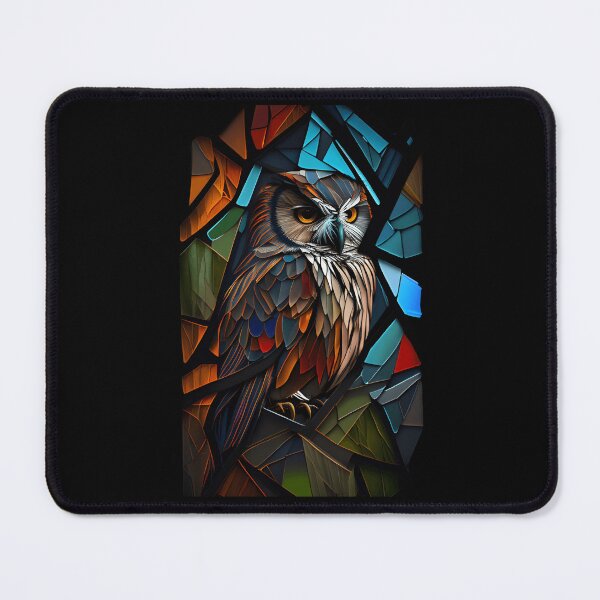 Item preview, Owl - Stained Glass designed and sold by ShadowAndSlate.
