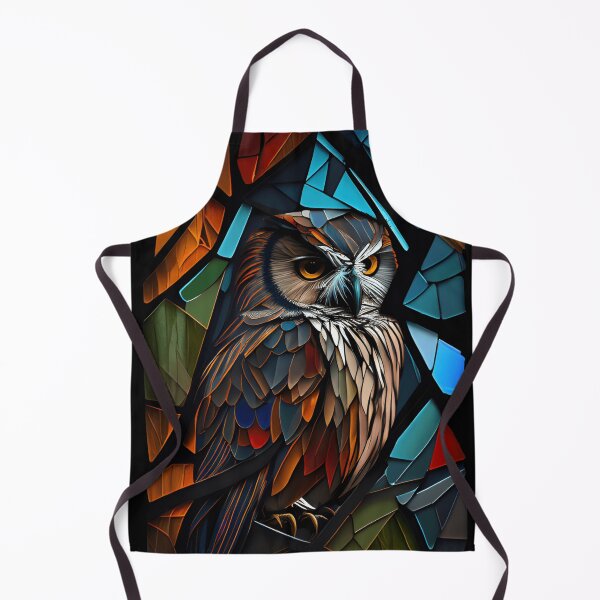 Item preview, Owl - Stained Glass designed and sold by ShadowAndSlate.