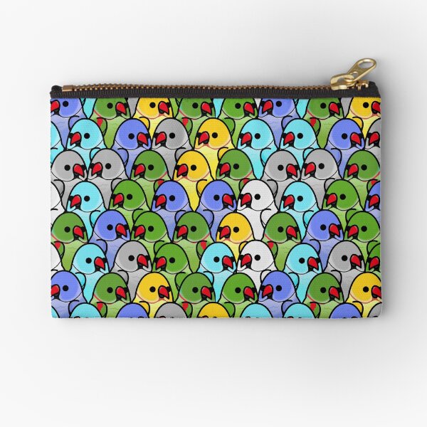 Too Many Birds! - Ringneck Squad Zipper Pouch