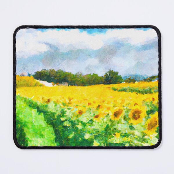 Item preview, Sunflower Fields Painting Van Gogh Style designed and sold by JanesCreations.