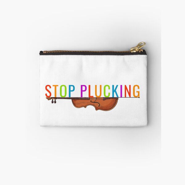 Item preview, Stop Plucking Cello Shirt with Rainbow Text designed and sold by Symphfunny.