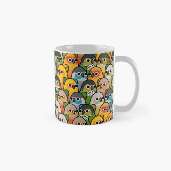 Item preview, Too Many Birds! - Conure Squad designed and sold by MaddeMichael.