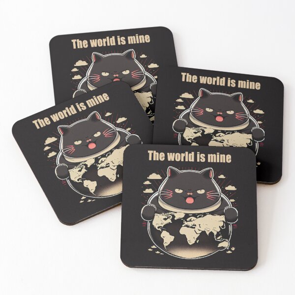 Item preview, Evil cat the world is mine designed and sold by Quiki.