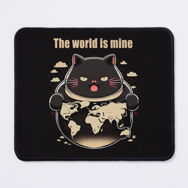 Item preview, Evil cat the world is mine designed and sold by Quiki.