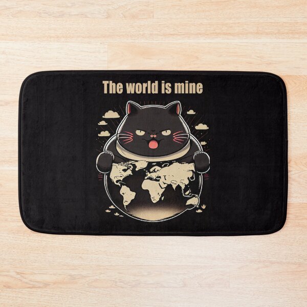 Item preview, Evil cat the world is mine designed and sold by Quiki.
