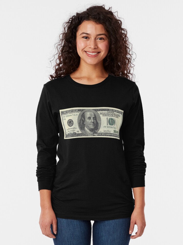 100 dollar bill t shirt