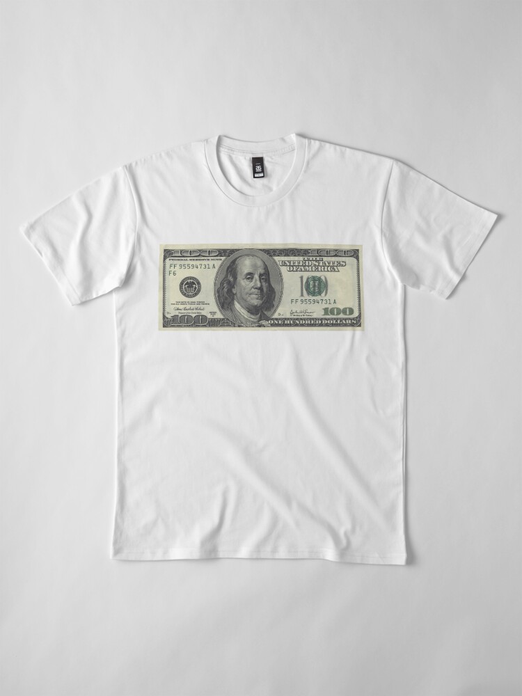 $100 bill shirt