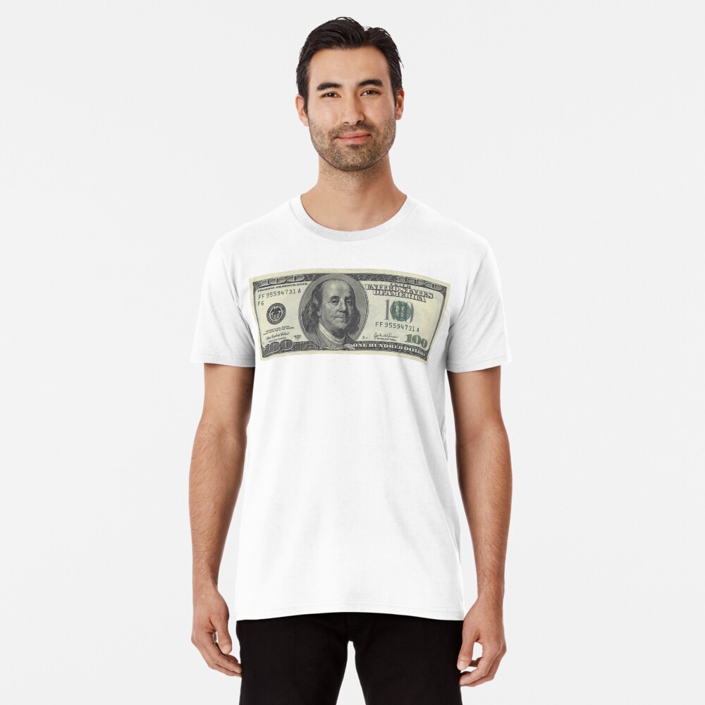 100 dollar bill t shirt