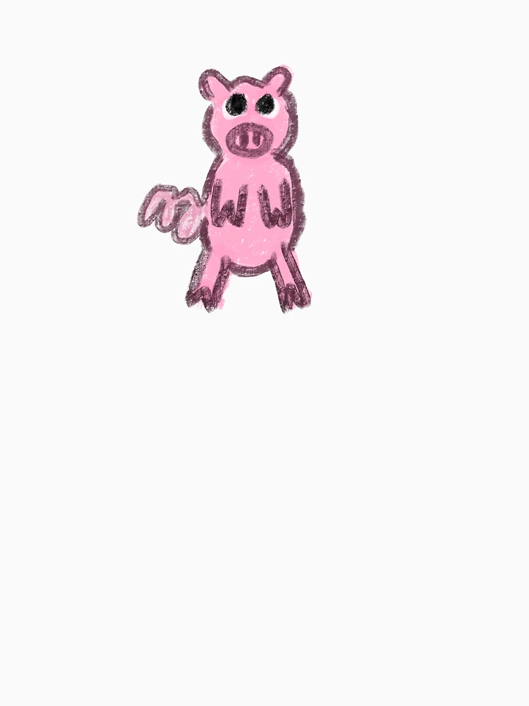 Aperçu 6 sur 6. Sweat à capuche épais avec l'œuvre Porc créée et vendue par RaspberryPunch.