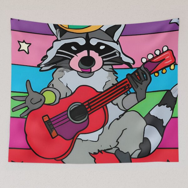 Item preview, Raccoon, comic style designed and sold by REALDesign-Shop.
