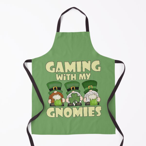 Item preview, Gaming with My Gnomies Saint Patricks Video Games designed and sold by JustCreativity.