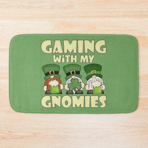Item preview, Gaming with My Gnomies Saint Patricks Video Games designed and sold by JustCreativity.