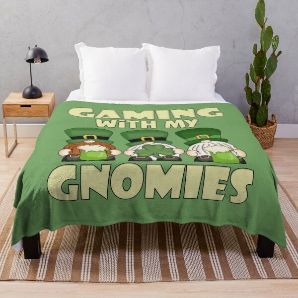 Item preview, Gaming with My Gnomies Saint Patricks Video Games designed and sold by JustCreativity.