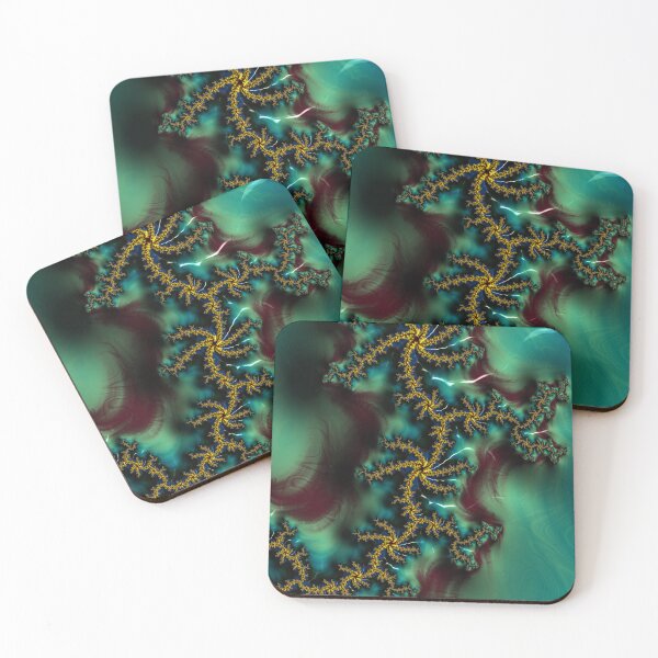 Item preview, Jade Green Abstract Fractal Art designed and sold by Dr-Pen.