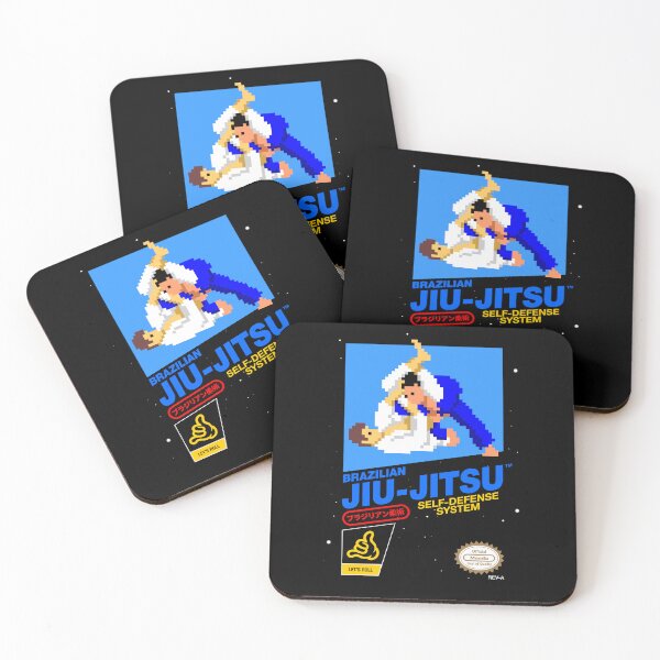 Item preview, Brazilian Jiu-Jitsu Blue Belt Retro Videogame Cart designed and sold by The Armorsmith.