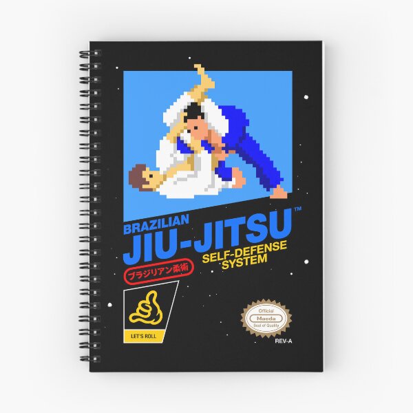 Item preview, Brazilian Jiu-Jitsu Blue Belt Retro Videogame Cart designed and sold by The Armorsmith.