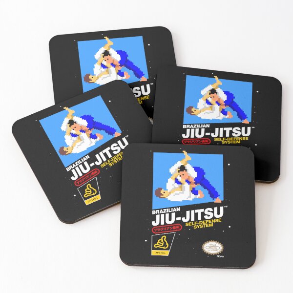 Item preview, Brazilian Jiu-Jitsu White Belt Retro Videogame Cart designed and sold by The Armorsmith.