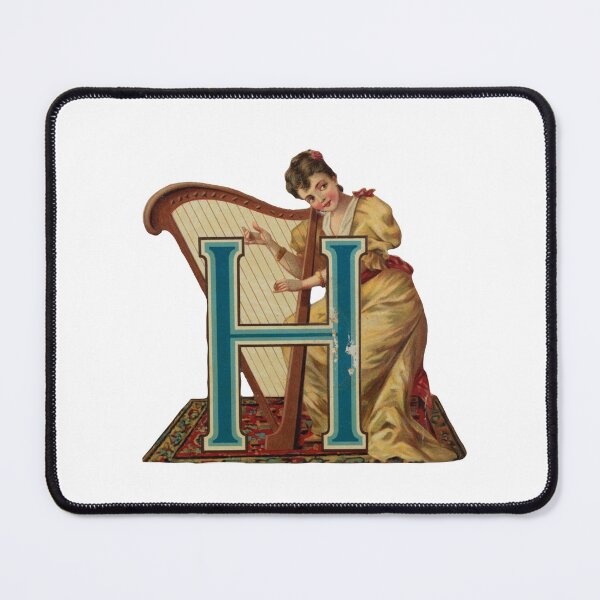 Artikelvorschau, Letter h h letter color woman woman lettering  entworfen und verkauft von Tropical Blood.