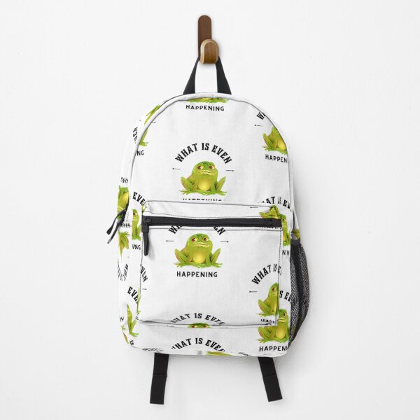 Item preview, What Is Even Happening Frog , Funny Meme , Funny Gift, MeMe Gift designed and sold by Jesse ⭐⭐⭐⭐⭐.