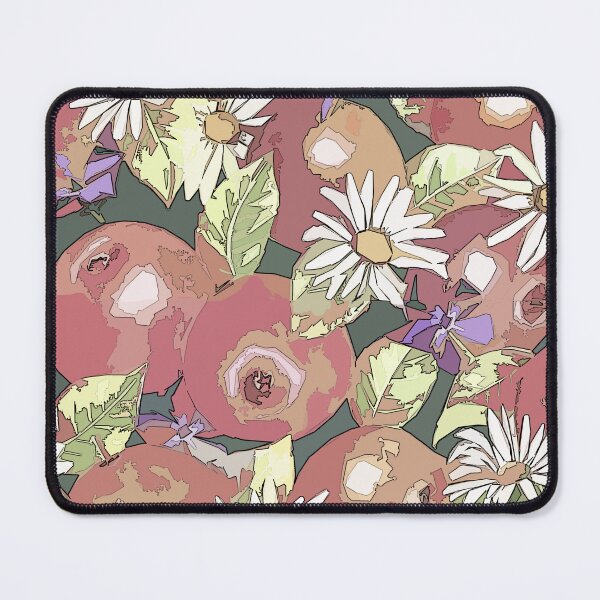 Item preview, Minimalized Apples Daisies Seamless Pattern Design designed and sold by Tina Veenstra.