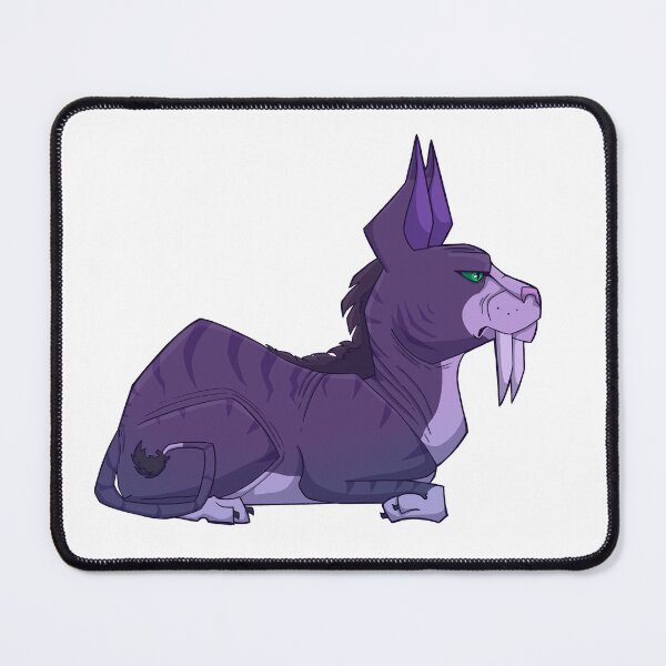 Item preview, Purple Sabertooth Sphynx designed and sold by Upbeat-Cryptid.