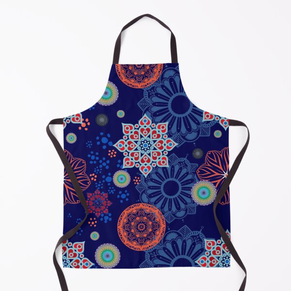 Item preview, Artistic pattern of flowers in geometric shapes, Illustration with mixed designs of flowers and mandalas in decorative style. designed and sold by Malogue.